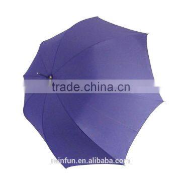 Manual open high quality long umbrella with double canopies
