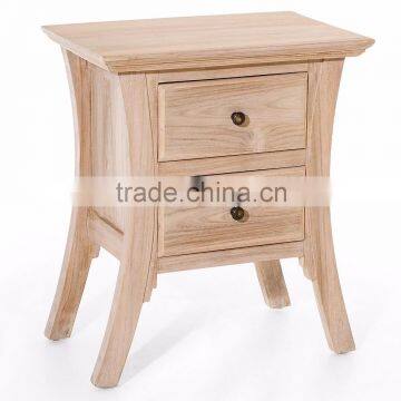 Teak Manufacturer Bedside Curve Furniture High Quality