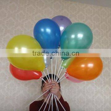 2017 Factory price 12inch Colorful Latex Round Balloon / pealized round latex balloon