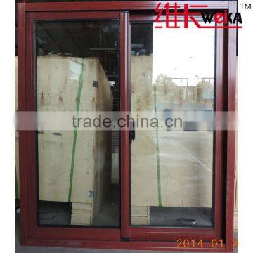 aluminum sliding tempered glass windows