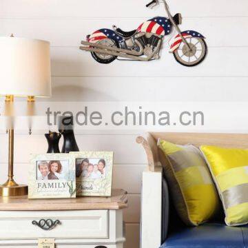 Metal decorative and wall art motorcycle