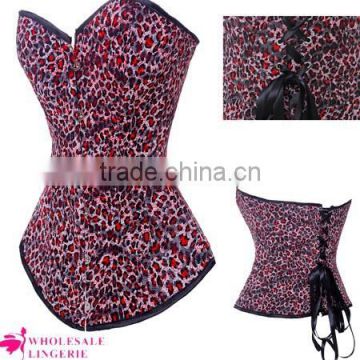 2015 hot selling Steel Boned Underbust Corset Bustier latex waist cincher