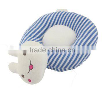 cute rabbit shaped embroidery plush cushion pillow