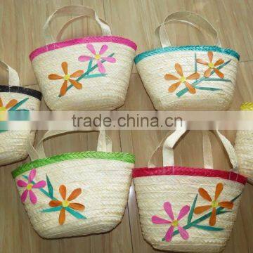 straw beach bag