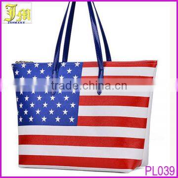 Bags With Decorative Flags 2012 Most Popular Ladies PU Handbag Usa Recommend