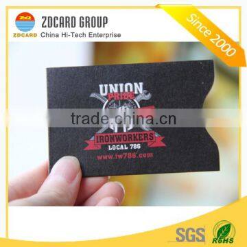 Custom Plastic RFID Blocking Card Protector