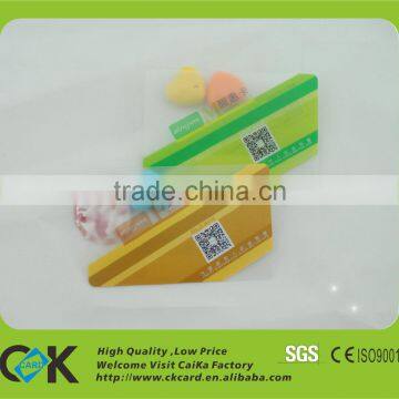 SGS Certification! CR80 Full Color Pringting Transparent Card With QR Code photo-4