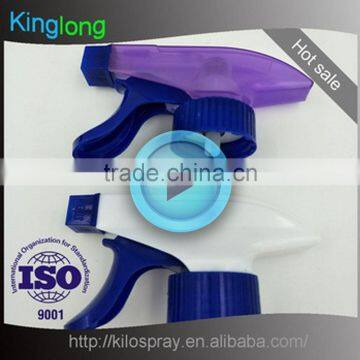 Excellent quality shampoo bottle household washing cleaning resistant plastic optional color trigger sprayer with coarse wrench