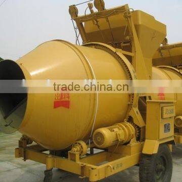 small mobile 500L concrete mixer