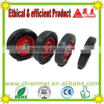 7"X1.5" Solid Rubber Wheel/Semi-Pneumatic Rubber Wheel/professional Lawnmower Wheel photo-2