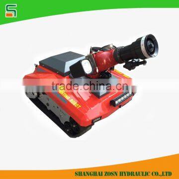 Fire fighting robot with water cannon of 30-60 L/min flow
