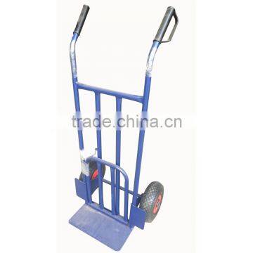 200KG dual handle hand truck with foldable plate