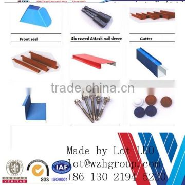 Hot sale in Asia market galvanised steel/ aluminium/ pvc gutter flashing ISO approved for rain collection system