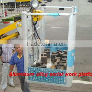 Aluminum alloy aerial work platform Lighter than steel and iron