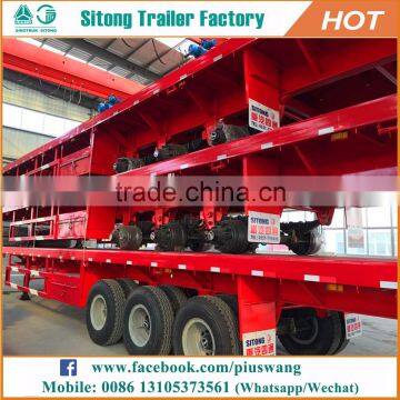 Durable 20ft 40ft Container Transport Semi Trailer Container Dolly Trailer photo-4