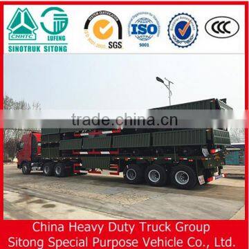 Jinig liangshan trailer factory direct sale dropside semi trailer