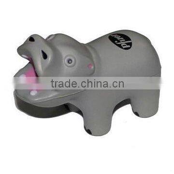 PU foam antistress hippo stressball hippo