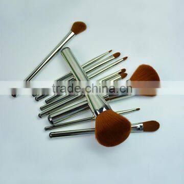 Brown Makeup Brush Set / Cosmetic Make Up Brush 10pc photo-5