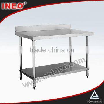 stainless steel work table with under shelf