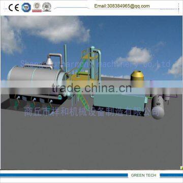 15 Ton Batch Type Tyre Recycling Machine Getting Pyrolysis Oil photo-2
