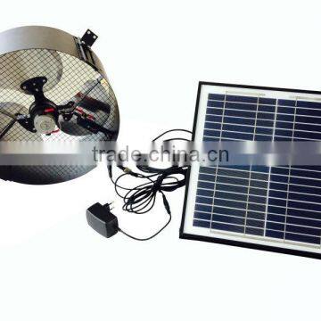 vent goods device flow control solar fan gable roof mounted industrial exhaust fan in solar energy battery 30w solar panel