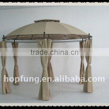 dia3.5m round double-topped gazebo(round metal gazebo,metal gazebo)