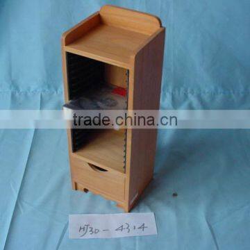 China Manufacture Wholesale Wooden Cd Dvd Storage Shelves, Wood CD Storage Drawers, CD Storage Box photo-3