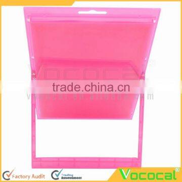 60-Tips Nail Art Tips Nail Polish Color Display Chart Card Hanging Stand Displayer With Lid Pink photo-2