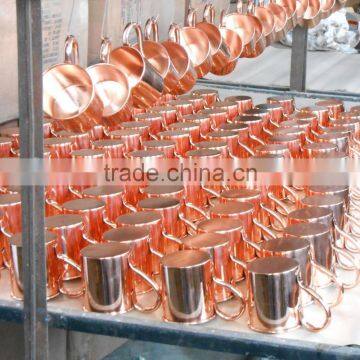 ACTUAL manufacturers of Copper Mugs, Factory of Solid Copper Moscow Mule Mug