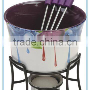 hot sale item stainless steel chocolate fondue