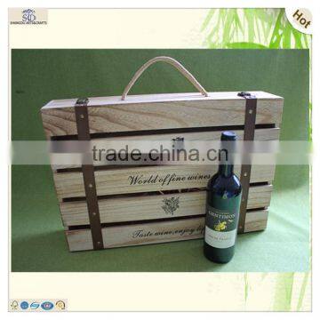 Wholesale Colored Divider Bottle Wine Wood Gift Boxes photo-4