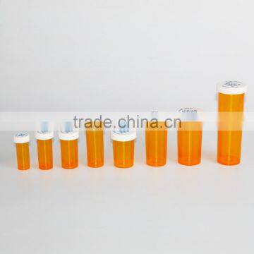 Amber child resistant vials