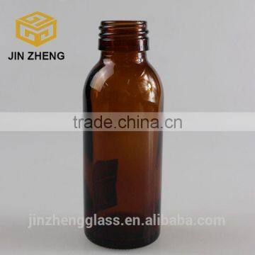 100ml amber glass essential oil bottle with screw lid China supplier