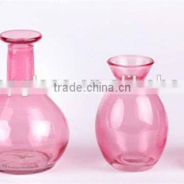 decorative small glass flower vases