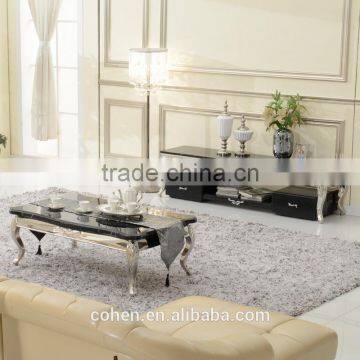 2016 New Design Cheap Marble TV Stand for Living Room Furniture E102