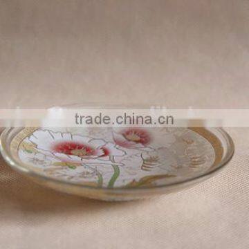 Patterned Glass Plate/Glass Dinner Plates/wholesale Clear Glass Plates photo-3