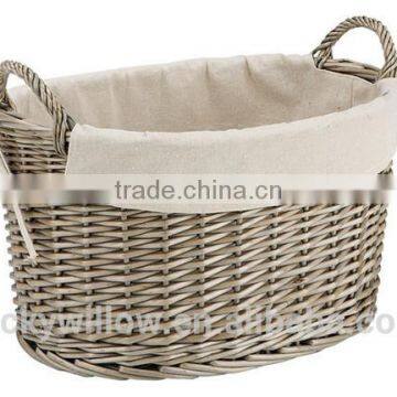 Oval Rattan/wicker Storage Basket Type/ Laundry Basket photo-2