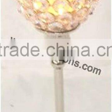 Votive Round Crystal Beaded Votive Candle Stand photo-4