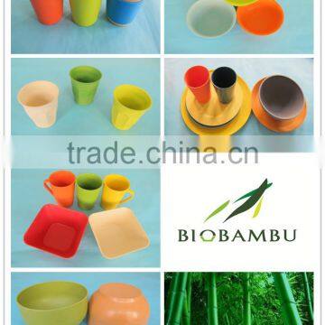 Long-lasting Quality Assurance Eco Bamboo Fiber Dinnerware Sets photo-5