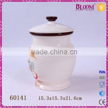 Factory Direct Sale Ceramic Decal Desgin Sugar Pot photo-2