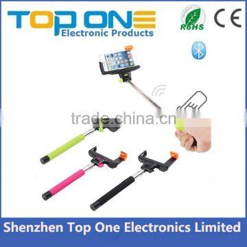 Factory wholesale colorful smartphone bluetooth selfie stick,custom wireless handheld monopod selfie stick