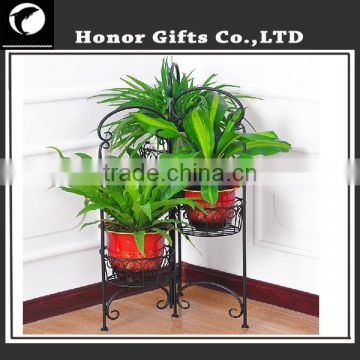 Chinese Factory Flower Pot Rack Hot Sale Iron Flower Pot Stand Plant Display Rack