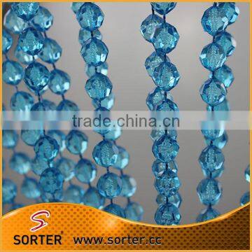 Acrylic Crystal Curtain Cord Beads Curtains Faceted Acrylic Crystal Curtain Wedding