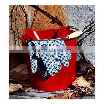Metal Ice Bucket With Handle,galvanized Metal Beer Bucket With Wooden Handle,ice Bucket With Wooden Handle photo-3