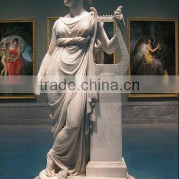 Resting woman marble statue for sale