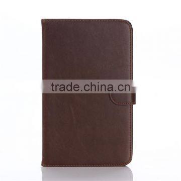 High Quality Crazy-horse PU Card Bumper/pocket Cell Phone Case for Samsung Tablet photo-3