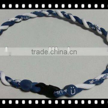hot promotion gift black sports rope necklace