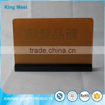 Wooden Sense Acrylic Printing Product Sign Holder photo-4