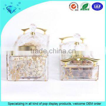Custom Beautiful PMMA Acrylic Wedding Candy Box Acrylic Dried Fruit Box photo-3