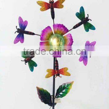 Latest Design for Solar Power Metal Wind Spinner Garden Decoration Solar Stake photo-6